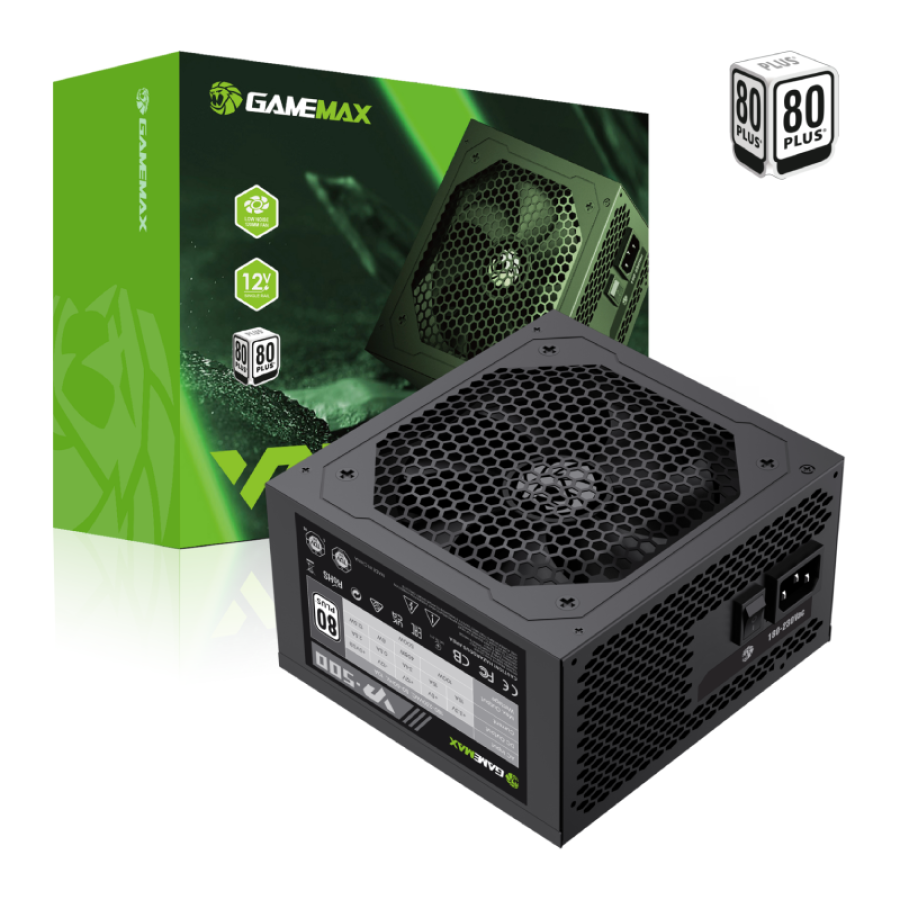 FUENTE DE PODER GAMEMAX VP-500 80+WHITE